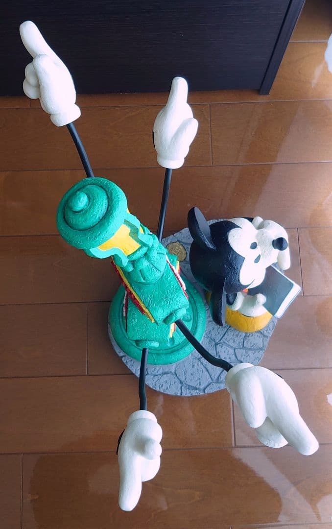 DISNEY ディズニー　ミッキー・マウス　スリッパラック　セトクラフト　置物