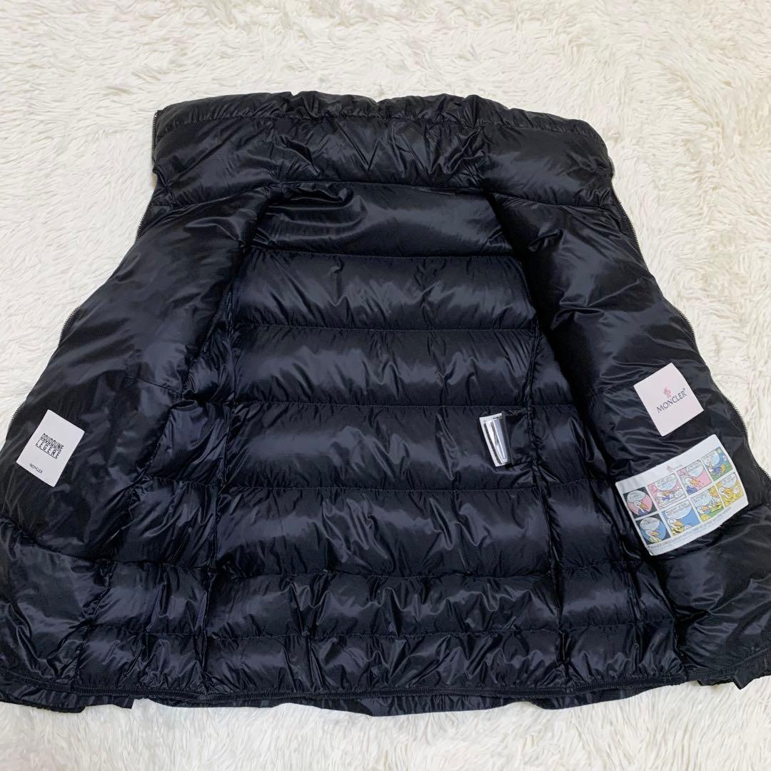 極美品】モンクレール ダウン ANET フリル Aライン ブラック 0 - メルカリ