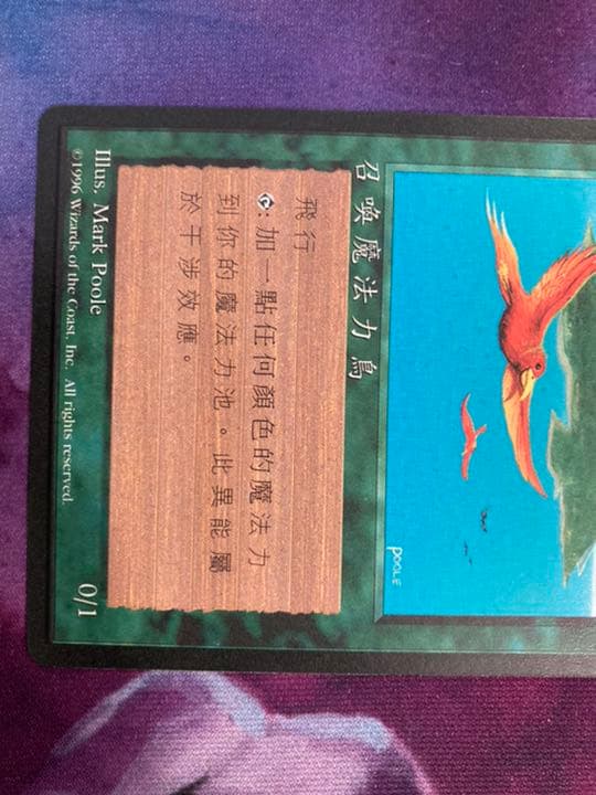 FBB 4th 極楽鳥　中1枚　繁体字　MTG