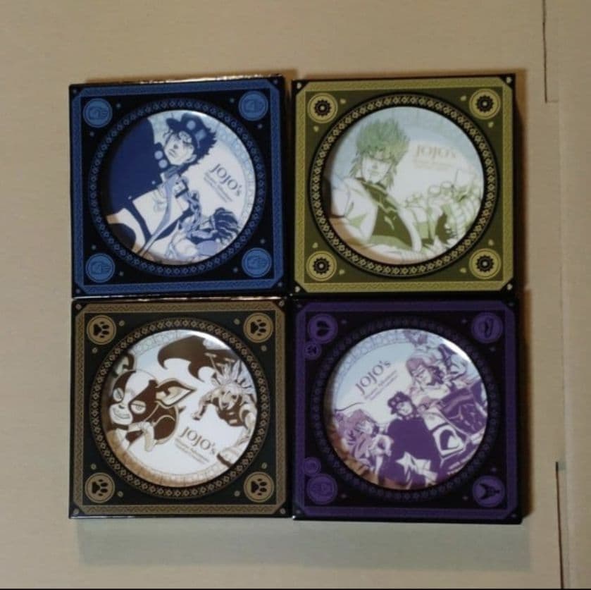 スシロー ジョジョ コラボ 限定プレート 4種 コンプリートセット