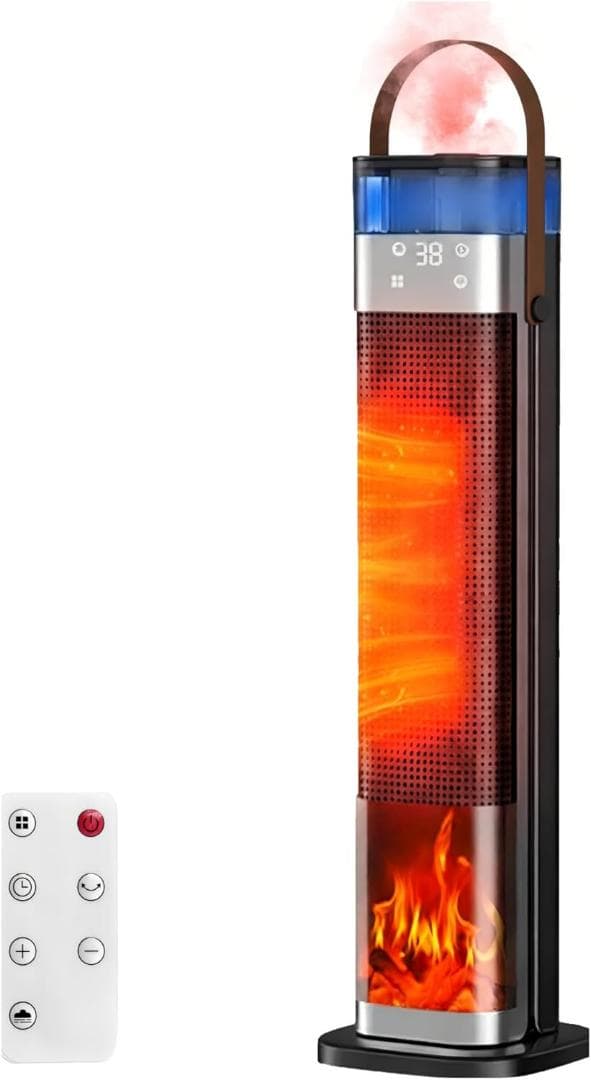 早い者勝ち❣️ セラミックヒーター 1秒速暖 暖房 加湿 清浄空気 ブラック 早い者勝ち❣️ セラミックヒーター 1秒速暖 暖房 加湿 清浄空気