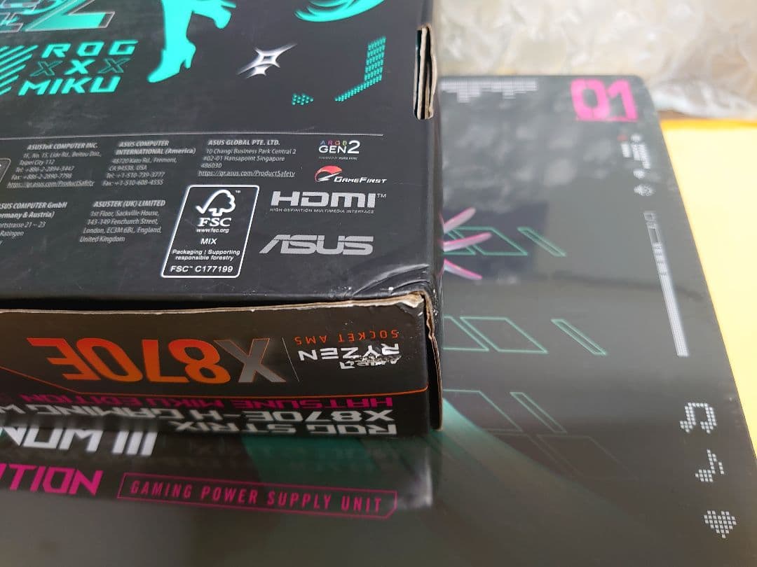 初音ミクX870E-H/ROG RYUO Ⅳ360/Thor 1200新品セット - メルカリ