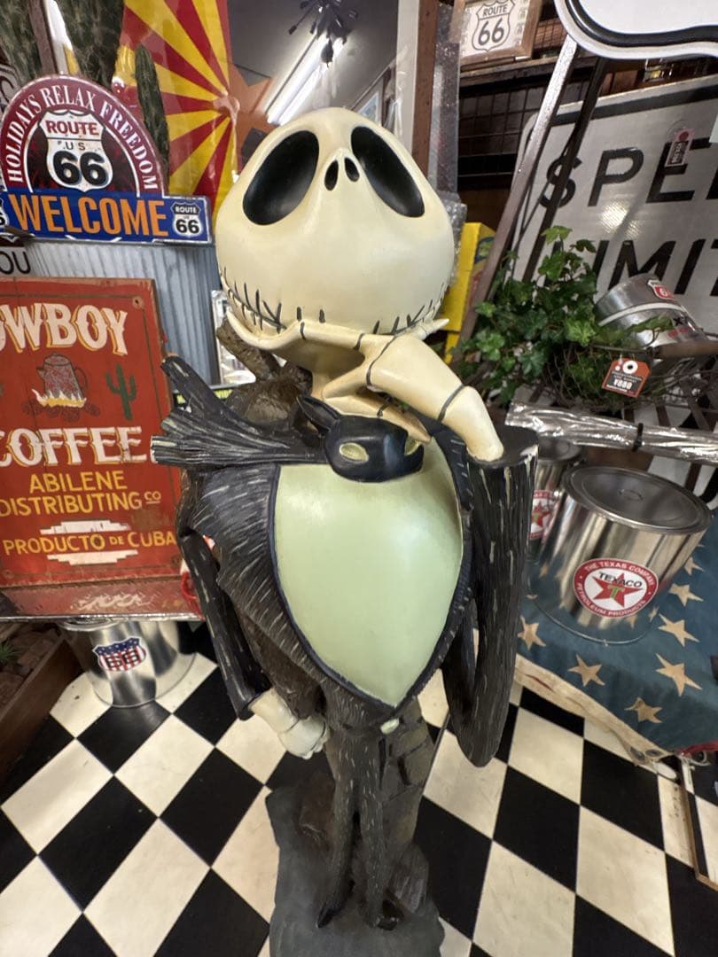 ナイトメアビフォアクリスマス　ジャック・スケリントン 特大フィギュア　71cm