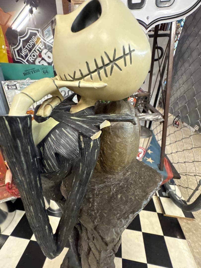 ナイトメアビフォアクリスマス　ジャック・スケリントン 特大フィギュア　71cm