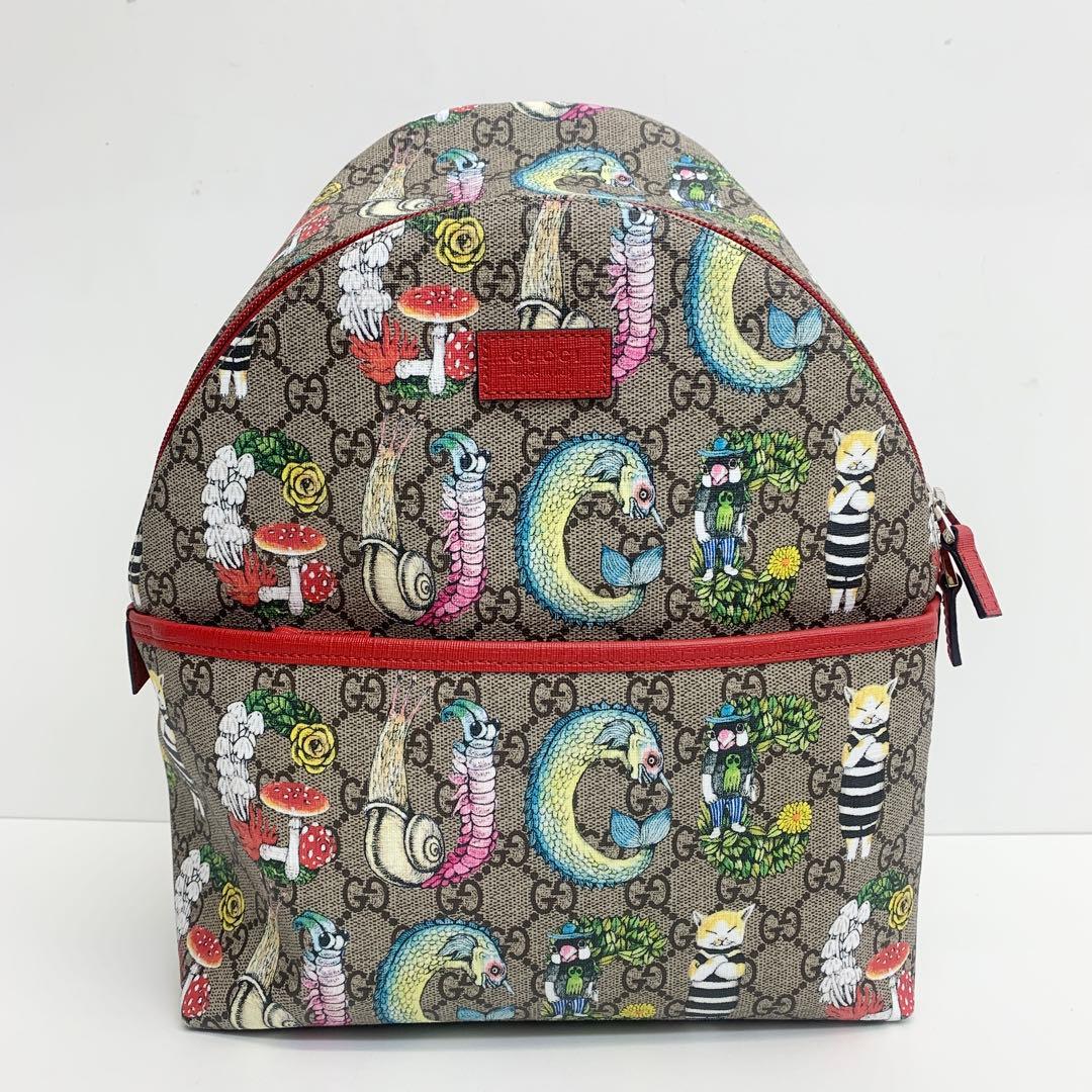 美品 グッチ ヒグチユウコ GGスプリーム バックパック 2408277 - メルカリ