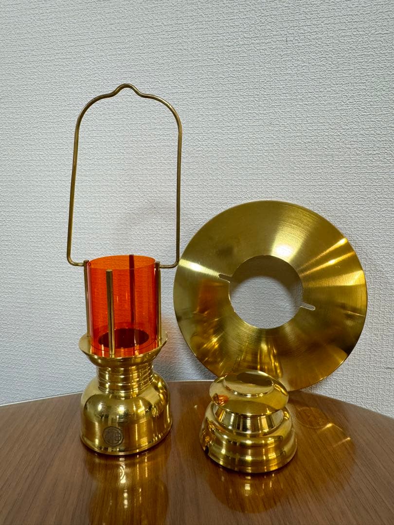 名もなきランタン 初期型 ゴールゼロ専用 moai製シェード、カラー管