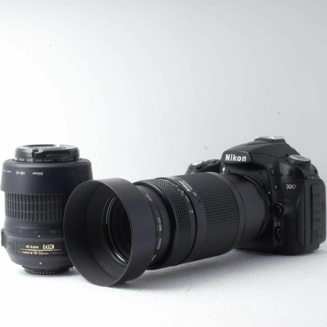 美品】 Nikon D90 ダブルズームセット オススメ一眼レフ 簡単操作
