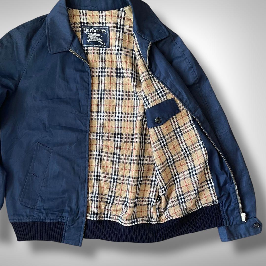 希少スペイン製 Burberrys'】ハリントンジャケット スイングトップ