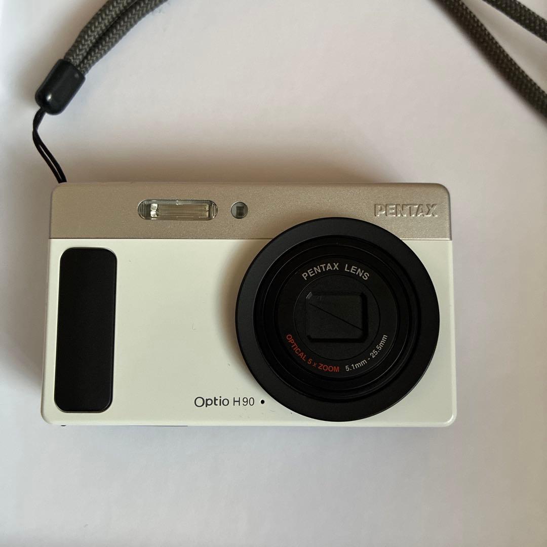 動作確認済、作例有り　PENTAX Optio H90 ホワイト Pentax Optio H90 Digital Camera (Ceramic White) 16501 B&H Photo