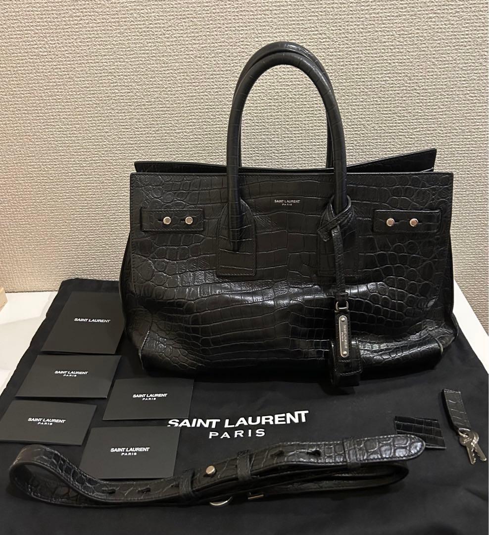 SAINT LAURENT サンローラン サックドジュール クロコ型押し - メルカリ