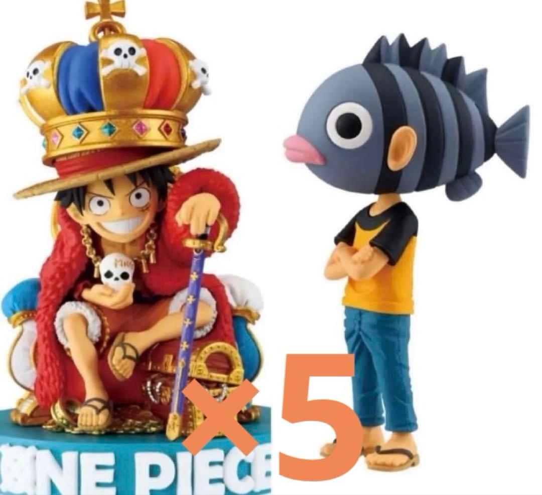 ONE PIECE ワールドコレクタブルフィギュア 2種×5 ベースショップ