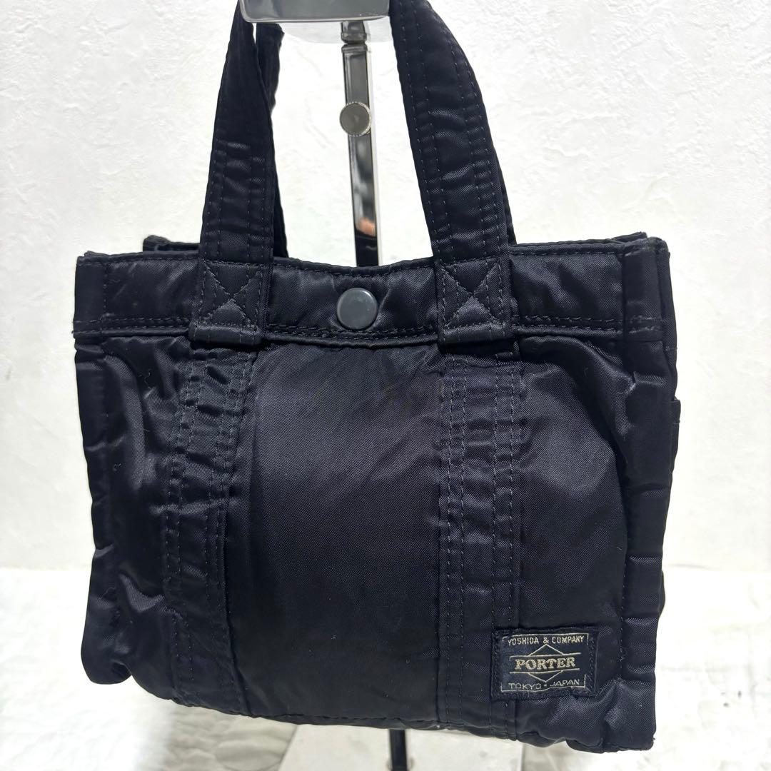 極希少　PORTER ヘッドポーター タンカー ハンドバッグ ミニ 黒 吉田カバン（YOSHIDA KABAN） ポーター ハンドバッグ トートバッグ