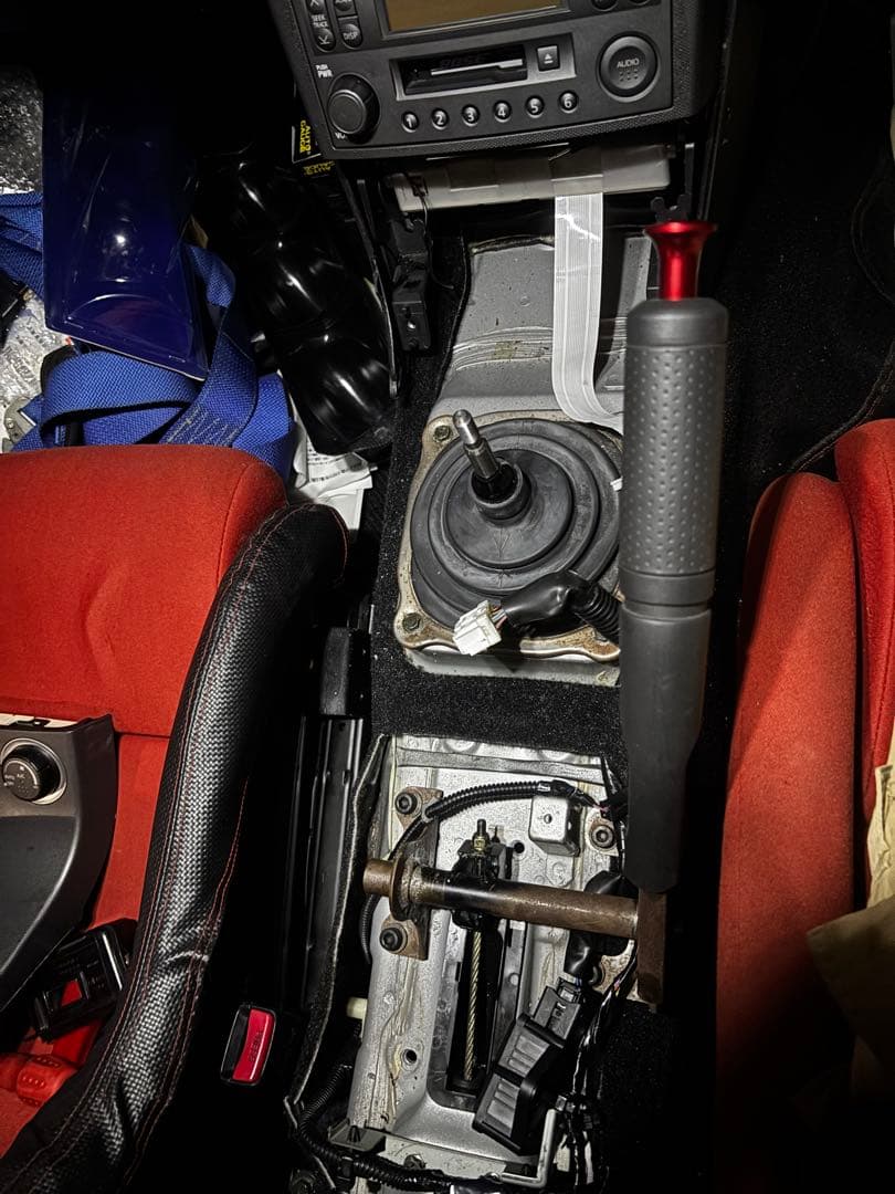 日産 フェアレディZ33 右引きサイドブレーキ スピンターノブ付き CPV35