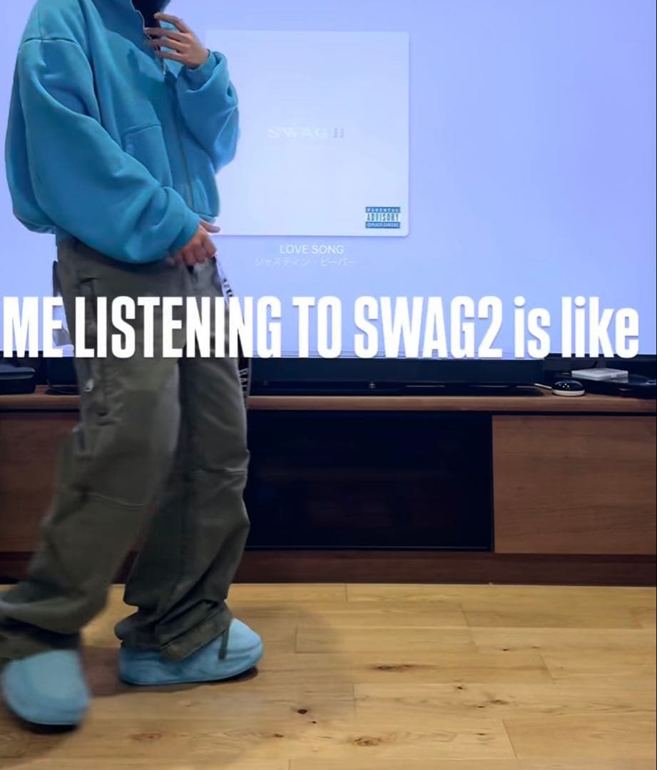 SKYLRK ZIP HOODE BLUE ジャスティンビーバー SWAG 2 - メルカリ