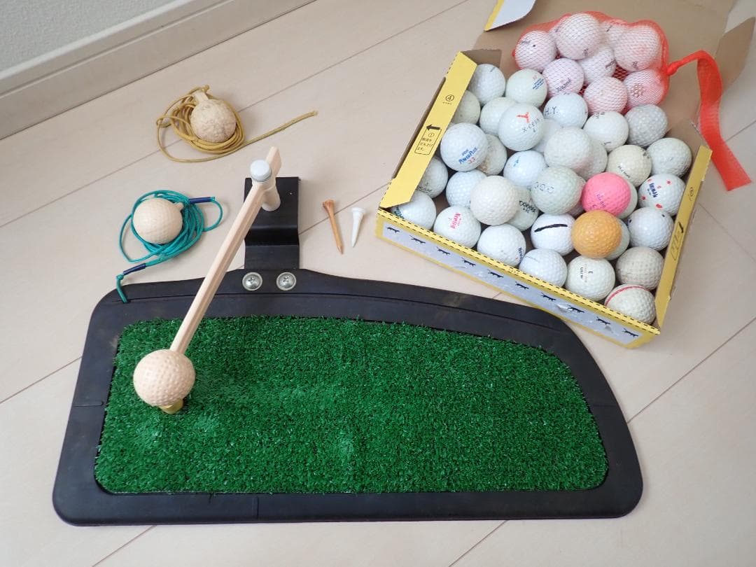 ゴルフ練習用マットとボールセット　Tabata　タバタ Amazon | Tabata(タバタ) ゴルフ 練習用 ボール アプローチ練習