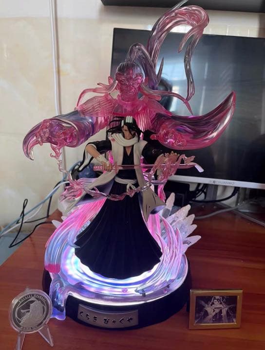 BLEACH 黒衣少年図 朽木白哉 ガレージキット ガレキ スタチュー