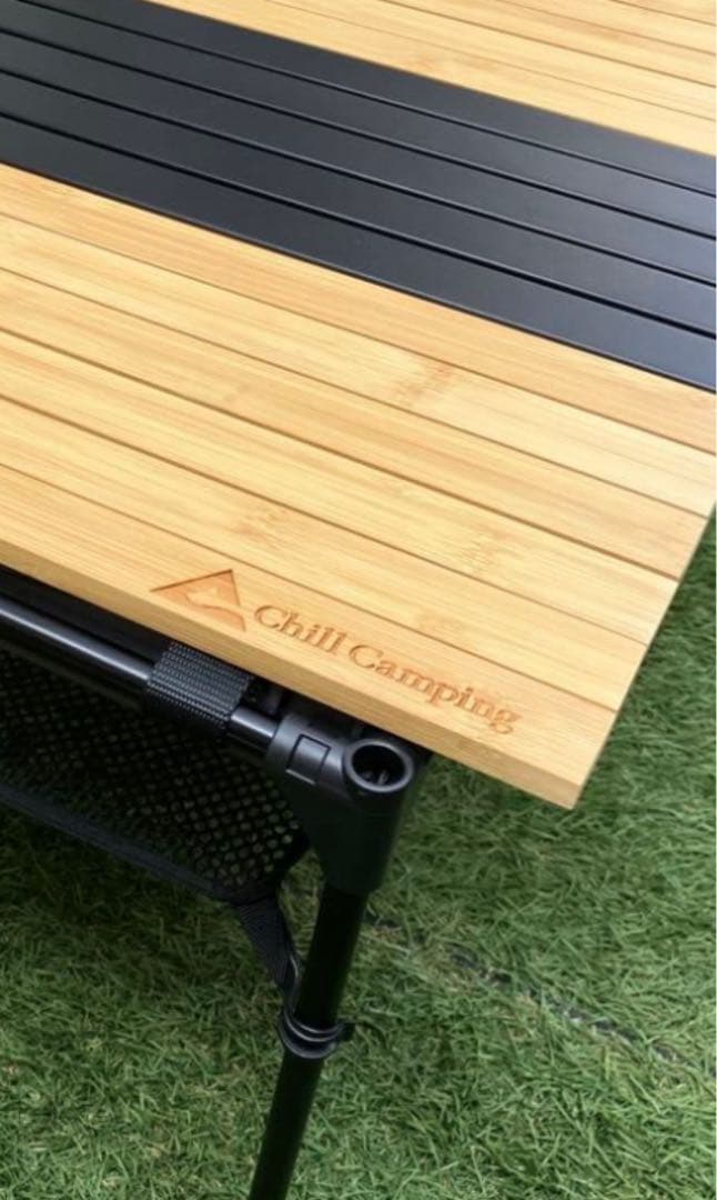 ChillCamping ウッドテーブル コンパクト収納 - メルカリ
