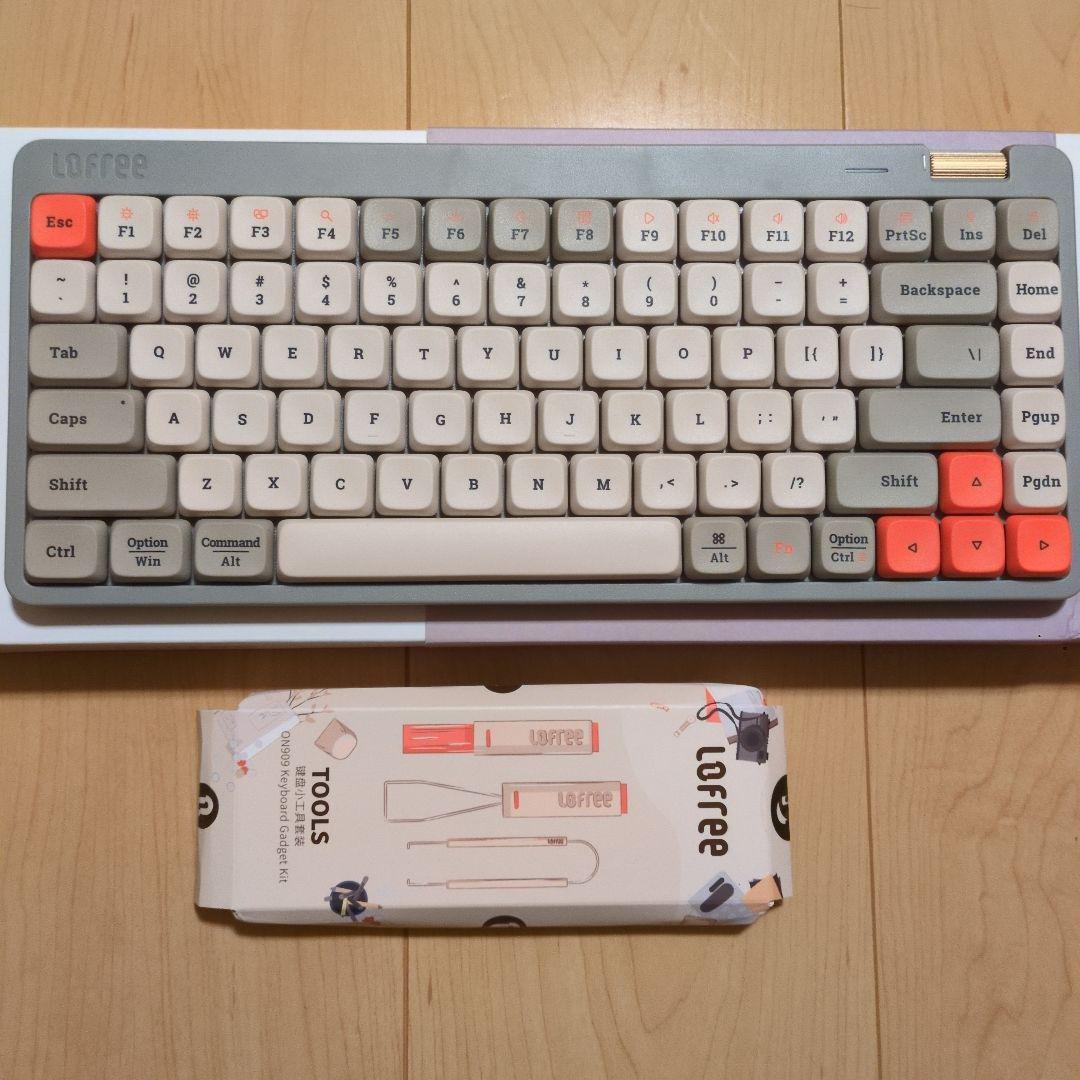 Lofree Flow Lite (レトロキーキャップ変更済) - メルカリ