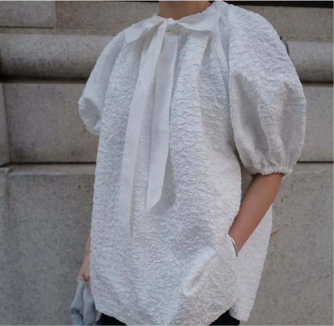 MACHATT ジャガードリボントップス マチャット machatt - トップス