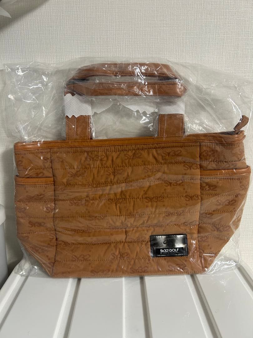 新品未使用】SY32 by ゴルフ フロッキー ジャカード カートバッグ