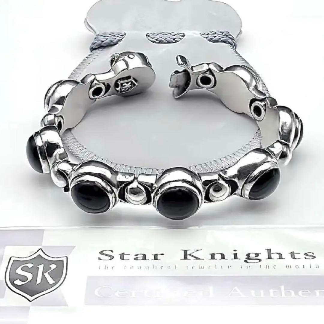 美品 STAR KNIGHTS スターナイツ シルバーブレスレット - メルカリ