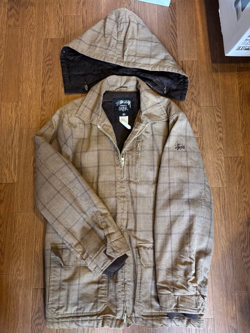 Stüssy チェック柄ジャケット - メルカリ