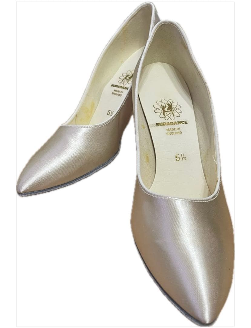 Supadance 社交ダンスシューズ 5½サイズ　スタンダード　ボールルーム 受注発注】 SUPADANCE 5000W エナメル メンズスタンダードシューズ