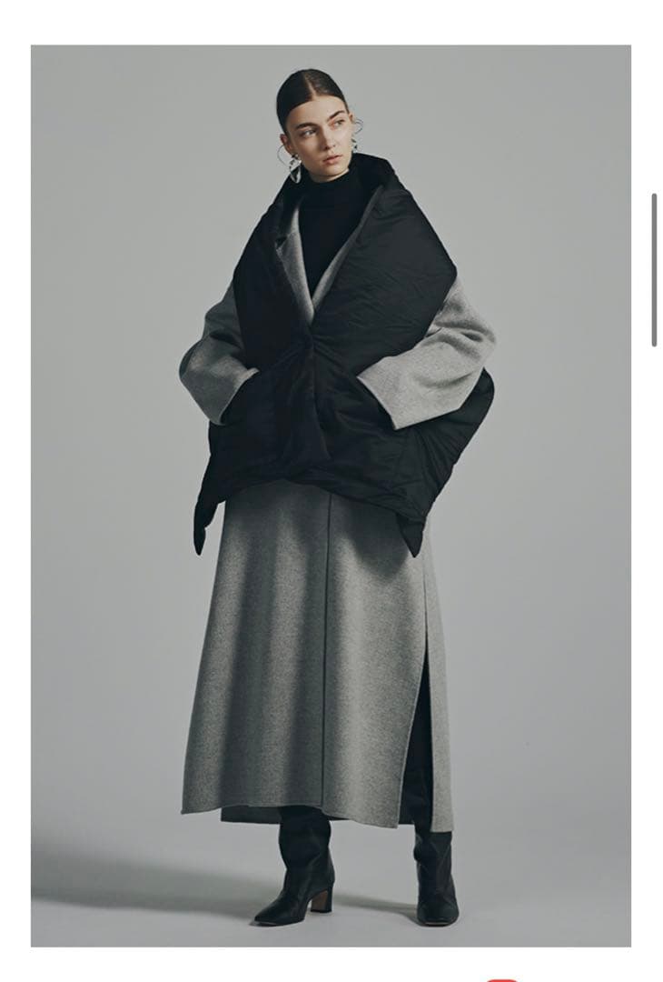 最新】アドーア ADORE 2way ストール ブラック - メルカリ