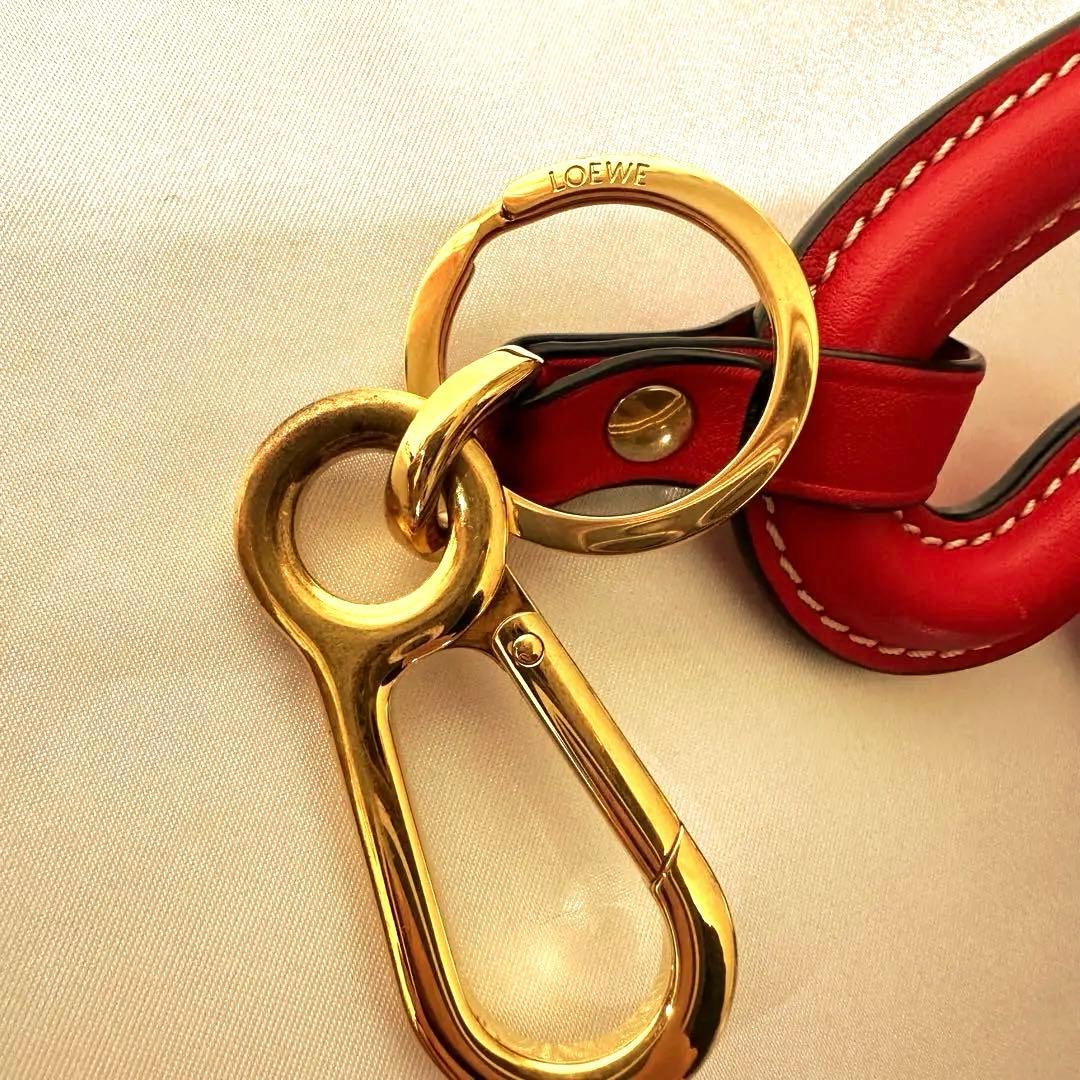 LOEWE ロエベ ハートチェーンチャーム スカーレッドレッド 希少 - メルカリ