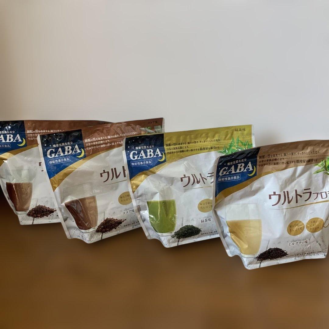 カーブス ウルトラプロテイン ココア2袋 緑茶味 ミルクティ 計4袋