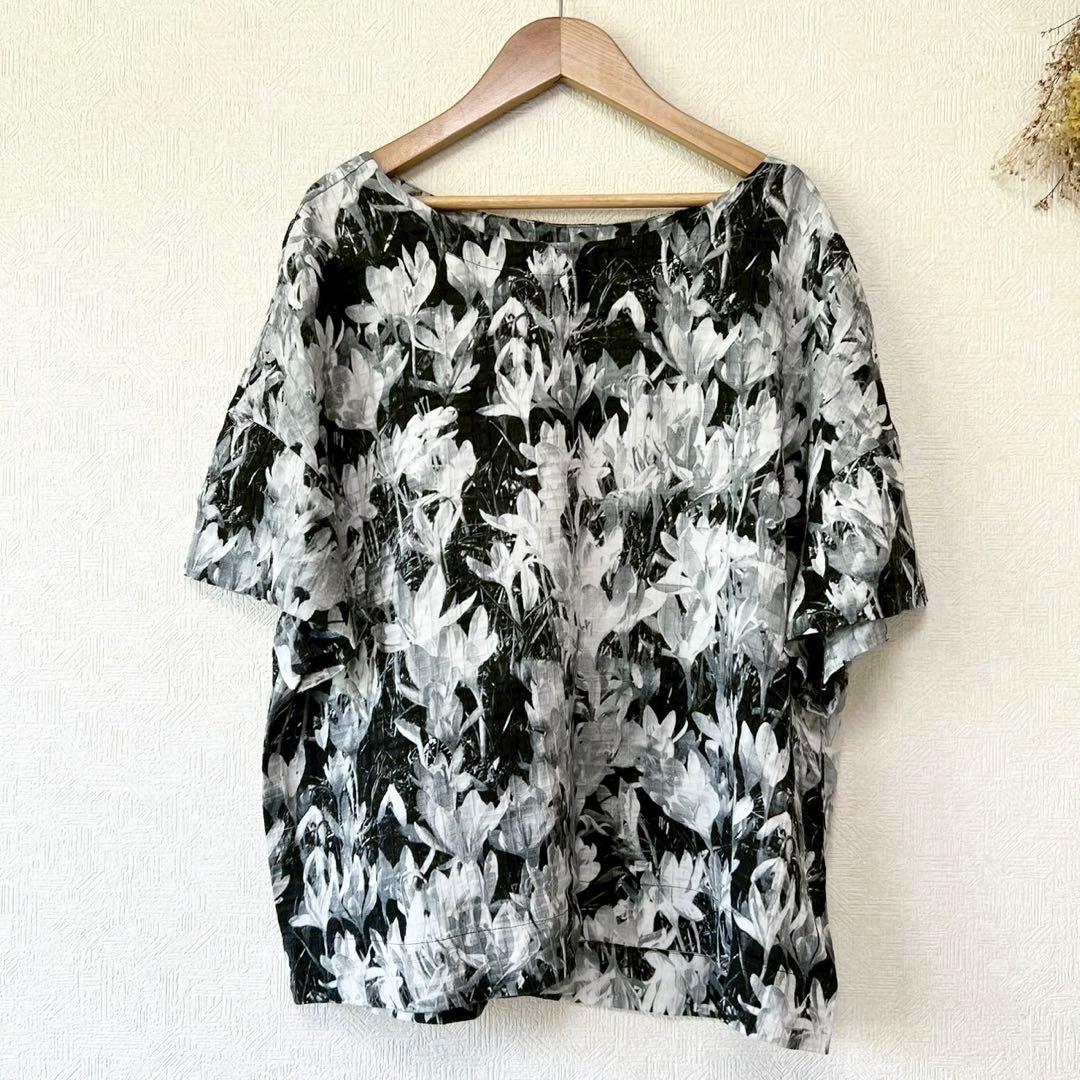 DRIES VAN NOTEN フローラル 絵画風 モノトーンジャガードブラウス DRIES VAN NOTEN Metallic wool-blend scarf | NET-A-PORTER