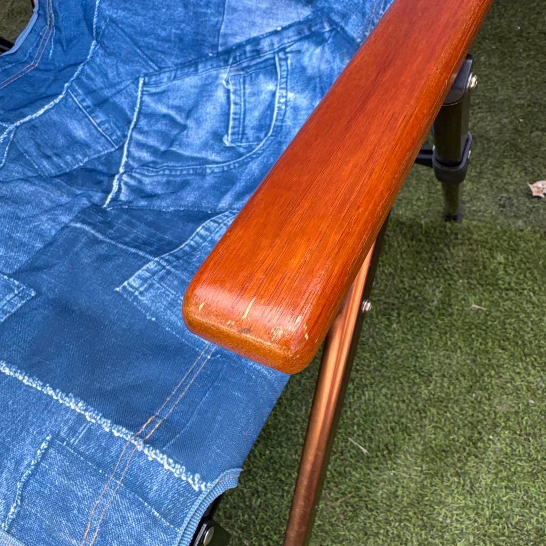 コールマンコラボmonroデニムブルー 折りたたみチェア 2脚セット