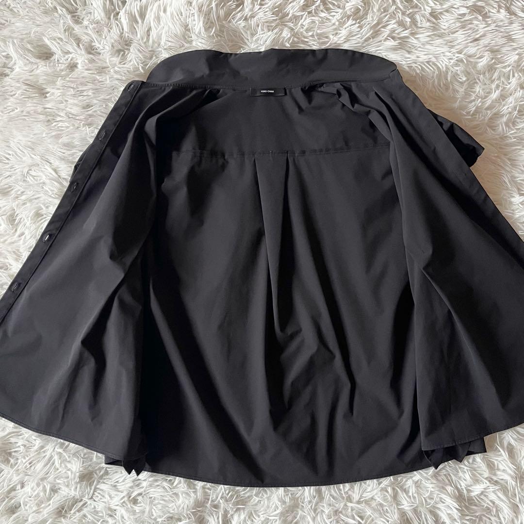 極美品✨ ヨーコチャン ショートスリーブサイドラッフルブラウス 25年