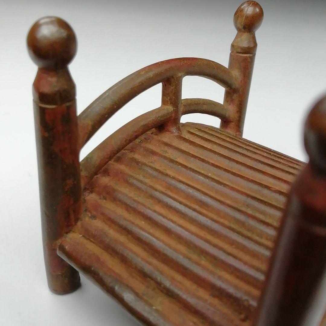 Ｔ６８２　蓋置　『橋　鋳銅蓋置』『伊波慶州』　共箱　茶道具