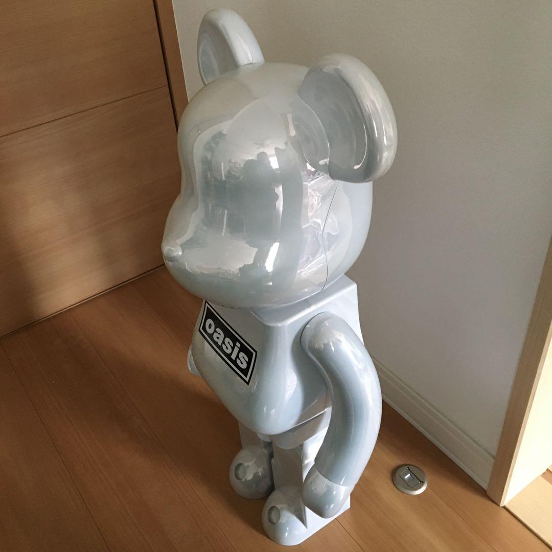 ベアブリック 1000% oasis ホワイトバージョン　美品
