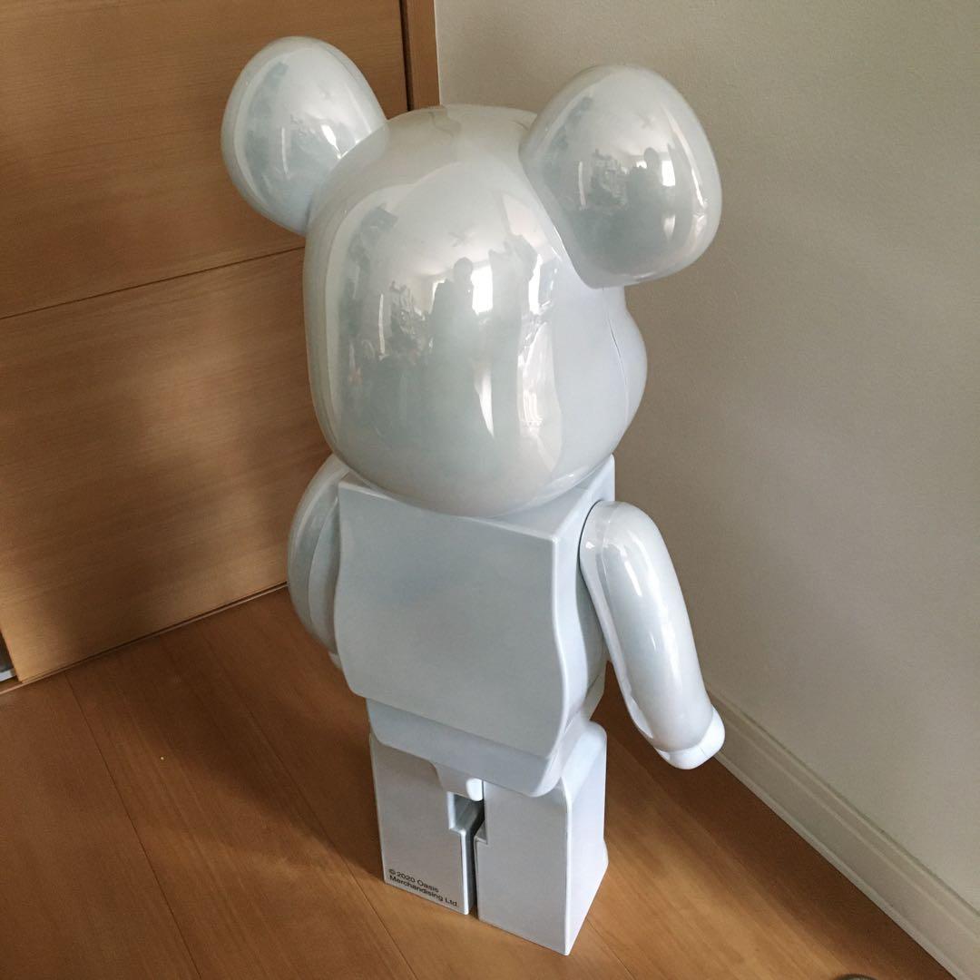 ベアブリック 1000% oasis ホワイトバージョン　美品