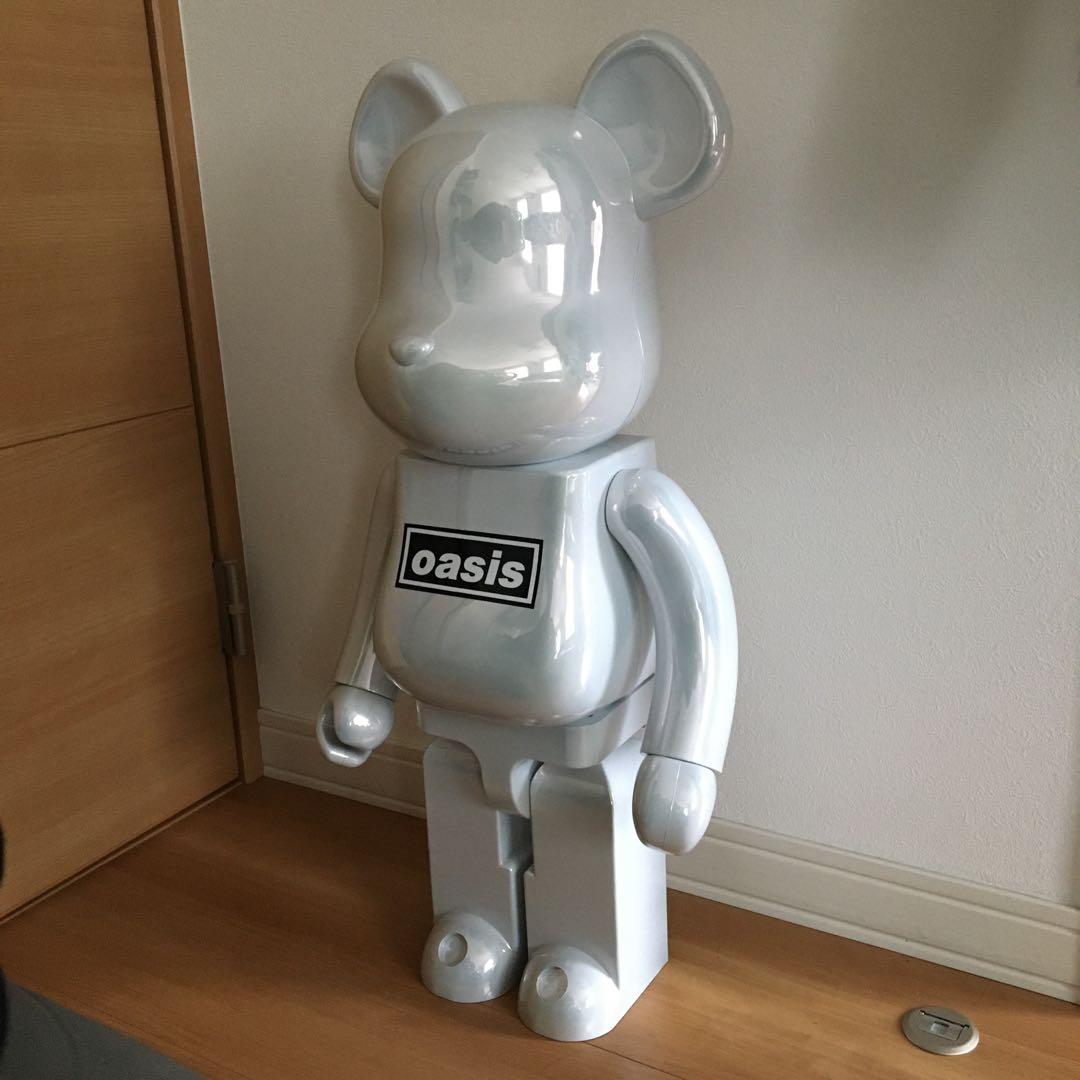 ベアブリック 1000% oasis ホワイトバージョン　美品
