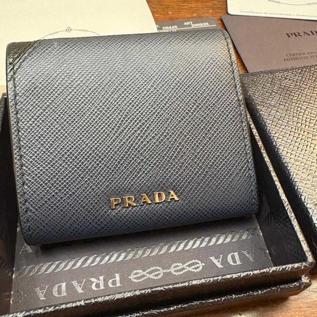 新品 PRADA SAFFIANO ROBOT ネイビー コインケース メンズ - メルカリ