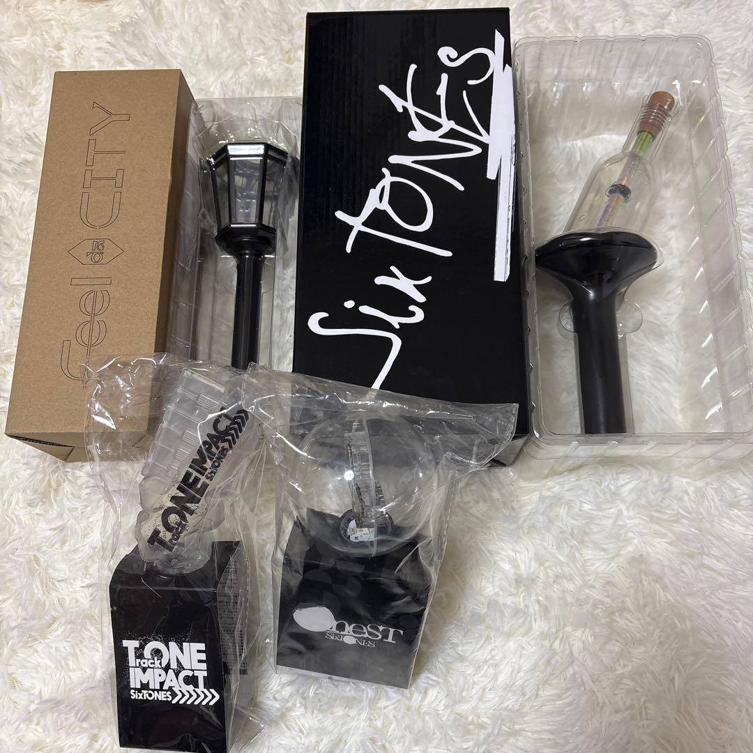 SixTONES ペンライト まとめ売り 4本セット - メルカリ