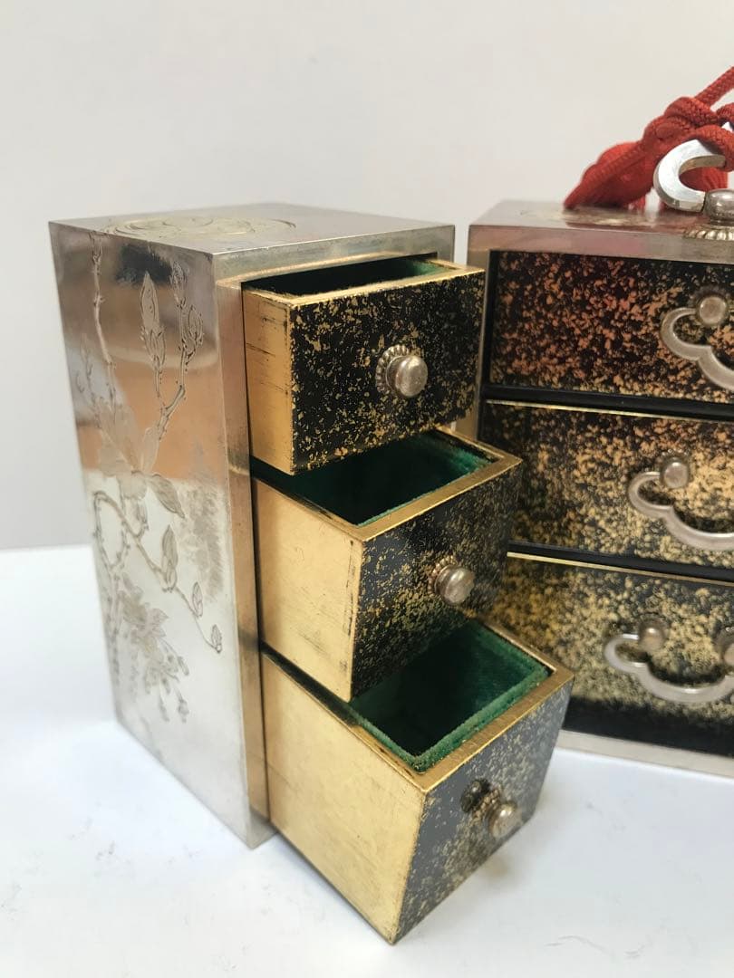 銀製 宝石箱 シルバー950 骨董品 I.869 - メルカリ