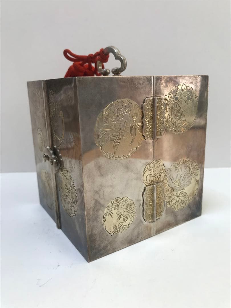 銀製 宝石箱 シルバー950 骨董品 I.869 - メルカリ