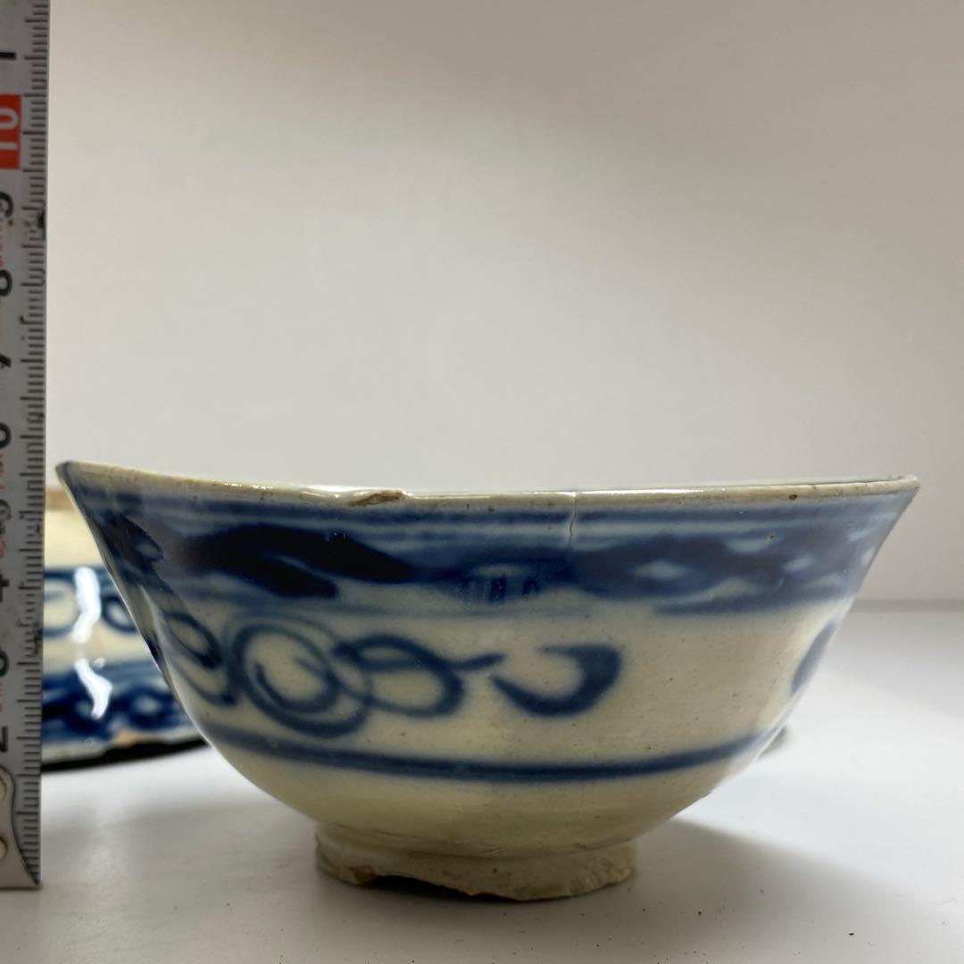 中国清朝時代 青花小鉢4客 口径約12㎝ 東Y7-0403⑥タニト - メルカリ