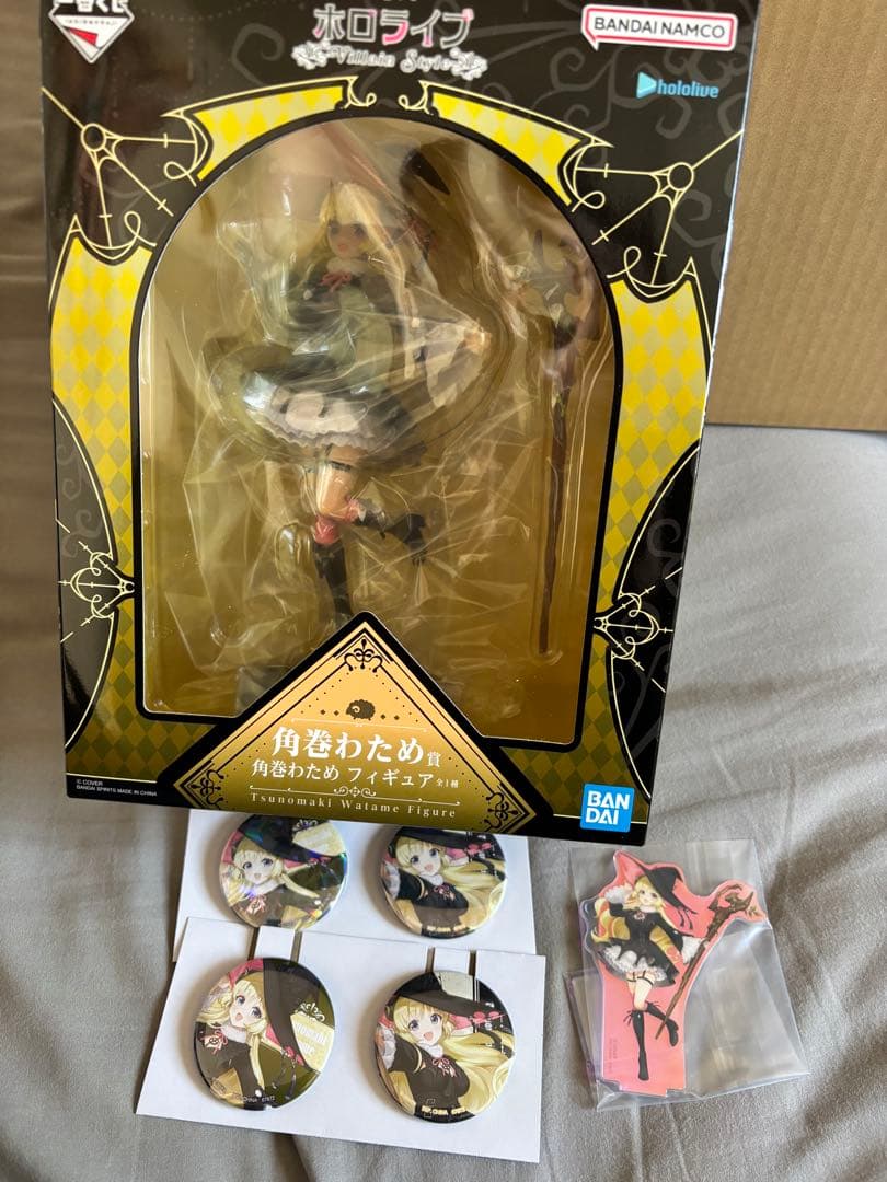 一番くじ ホロライブ ～Villain Style～ 角巻わためセット 一番くじ ホロライブ～Villain Style～』角巻わため、獅白ぼたん
