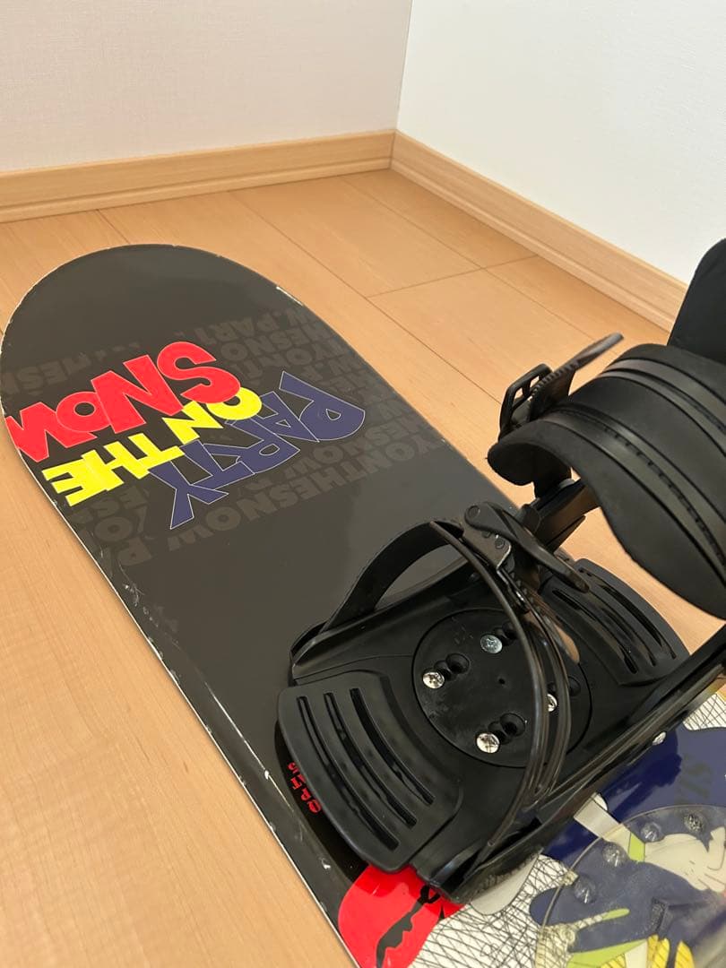 PARTY ON THE SNOW スノーボード ビンディング付き 140cm