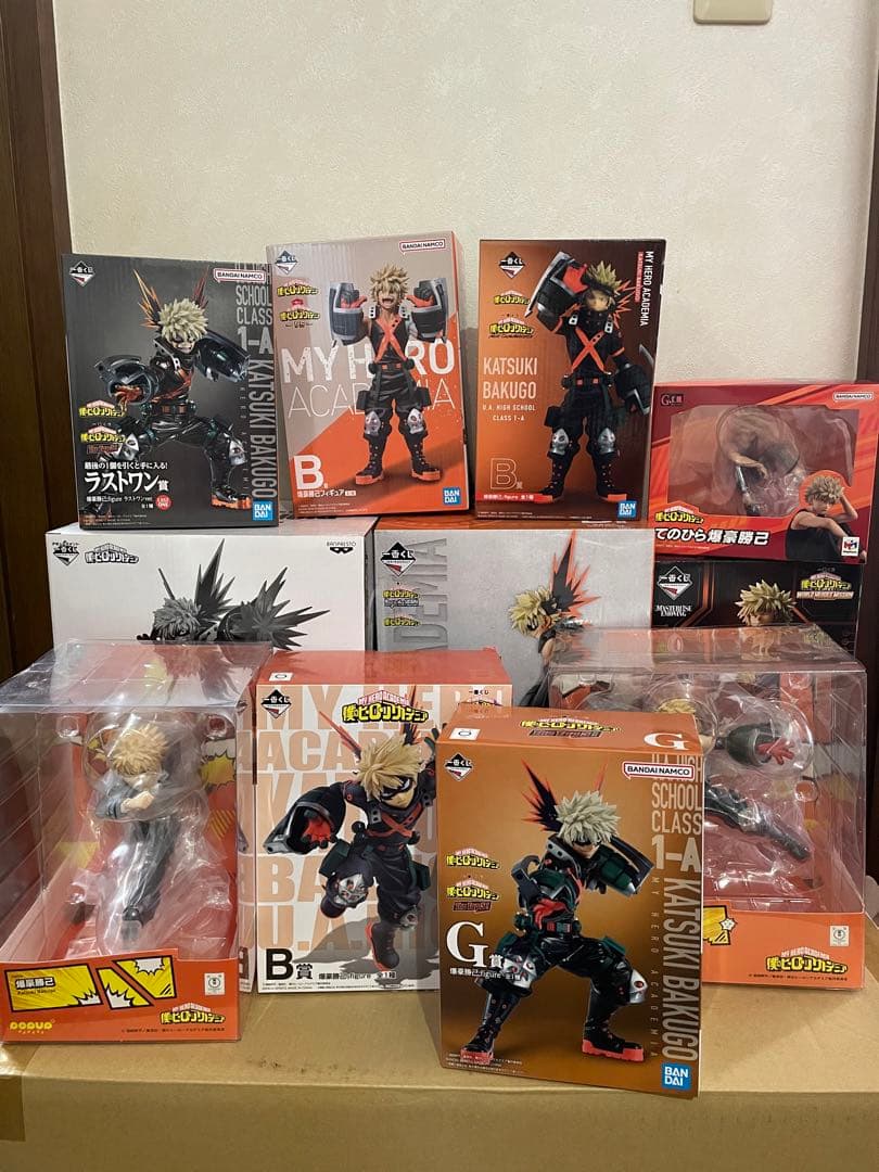 爆豪勝己　フィギュア　まとめ売り　一番くじ 一番くじ 僕のヒーローアカデミア Fight On!｜一番くじ倶楽部｜BANDAI