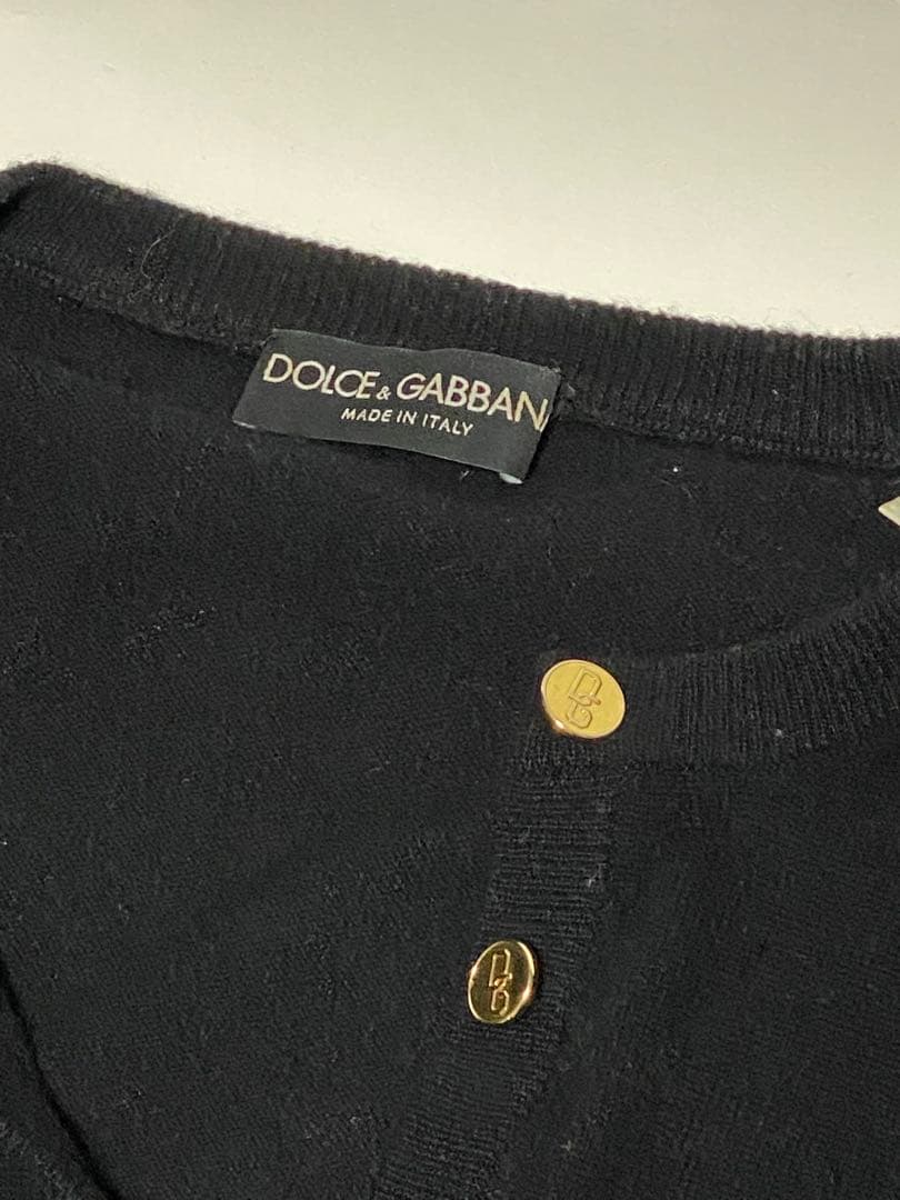 つな様専用】ドルチェ＆ガッバーナカシミア100%カーディガンDGボタン