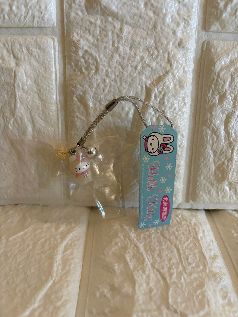 希少 ご当地キティ【北海道限定】4点セット 雪うさぎ 根付 ファスナー