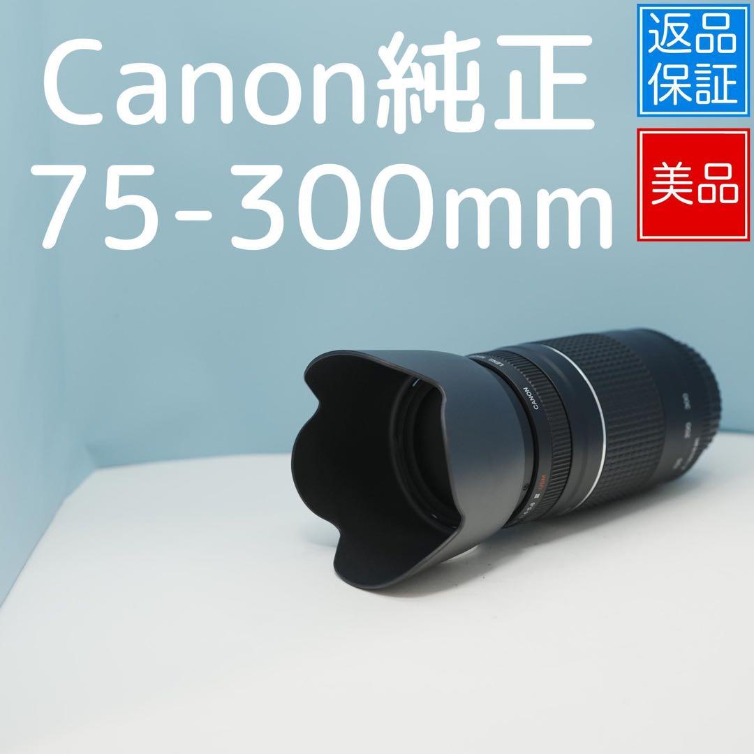 Canon純正 75-300mm 望遠レンズ 美品 a4512 - メルカリ