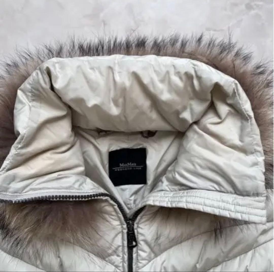 MaxMara ダウンジャケット コート フード ファー ベルト付き 42 L