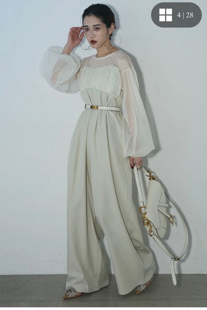 あさぎ【未使用タグ付】ANDREA &Co. ロンパース レディース ゴアテックス フーデッドロングトレンチコート ZBFBA95